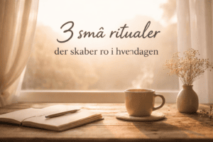 Read more about the article 3 små ritualer der skaber ro i hverdagen